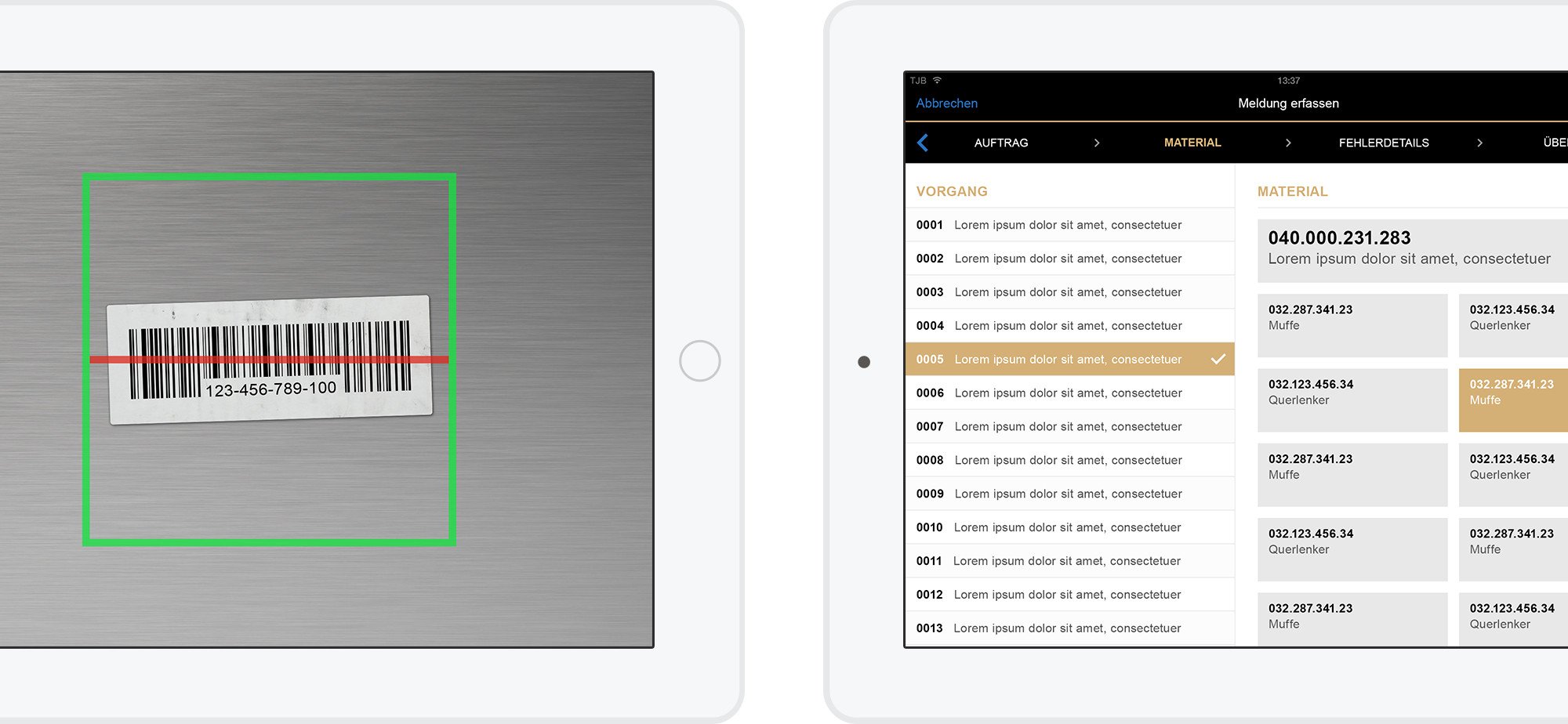 ZF mobile Meldungen - iOS App